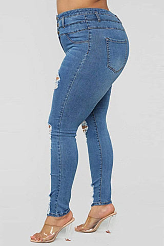 Fashion Skinny Plus Size Jeans