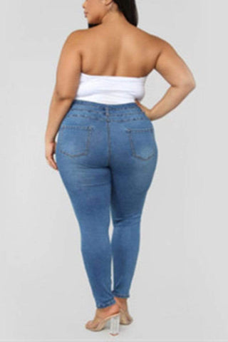 Fashion Skinny Plus Size Jeans