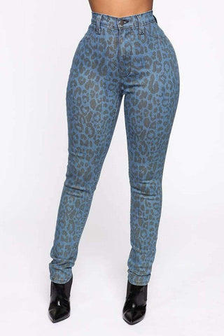 Fashion Leopard Print Trousers