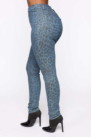 Fashion Leopard Print Trousers