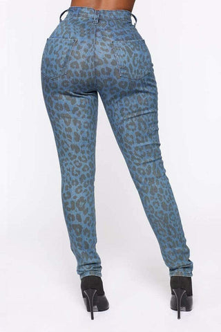 Fashion Leopard Print Trousers