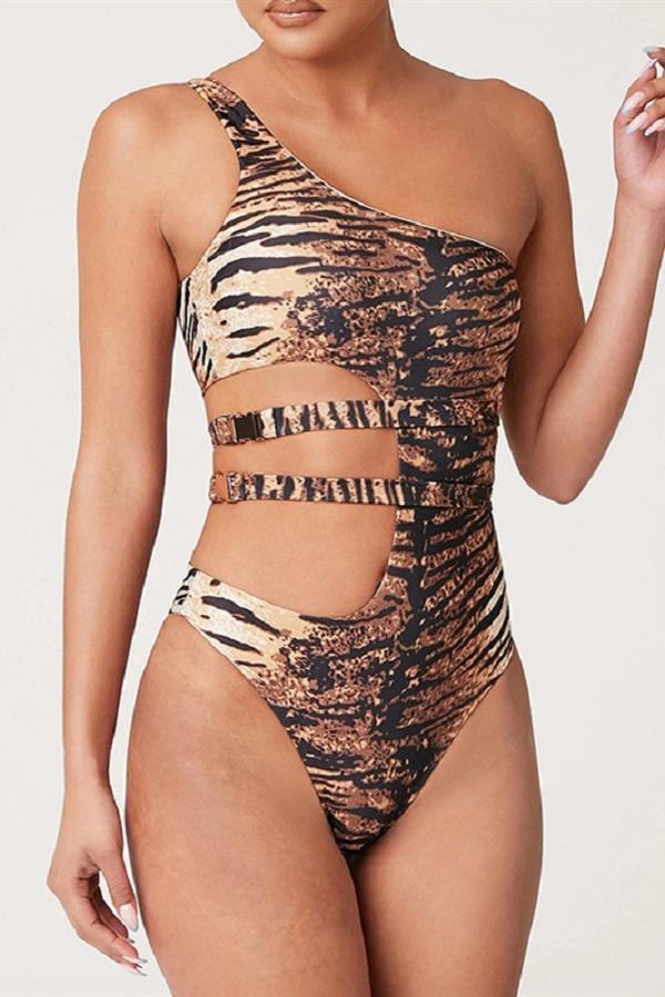 Sexy Printed One-piece Swimsuit