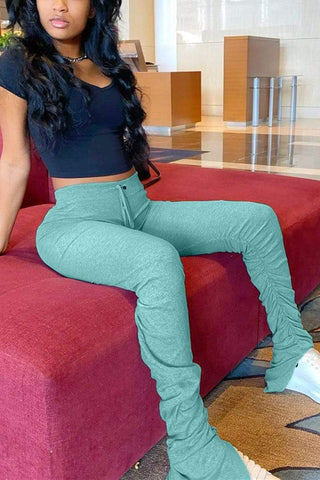 Fashion Solid Color Track Pants