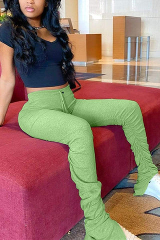 Fashion Solid Color Track Pants