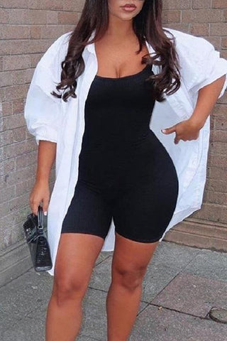 Sexy Backless Sling Slim Romper