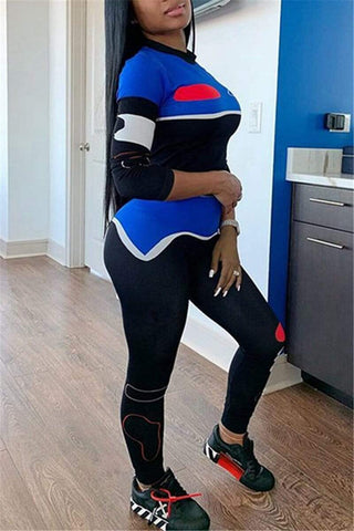 Fashion Digital Positioning Printed  Two-Piece
