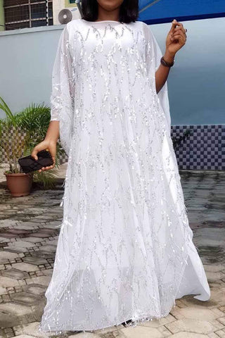Fashion Sequined Lined Dress