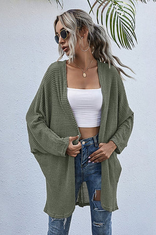 Fashion Casual Solid Color Knitting Cardigan