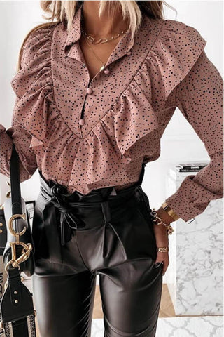 Fashion Casual Regular Print Blouse