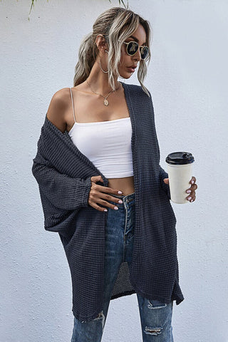 Fashion Casual Solid Color Knitting Cardigan
