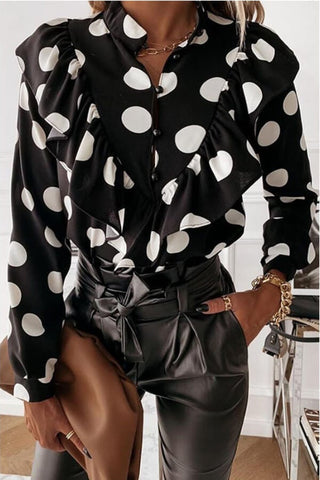 Fashion Casual Regular Print Blouse