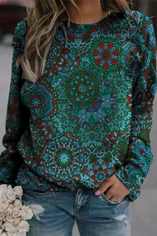 Fashion Casual Regular Print Sweatshirt