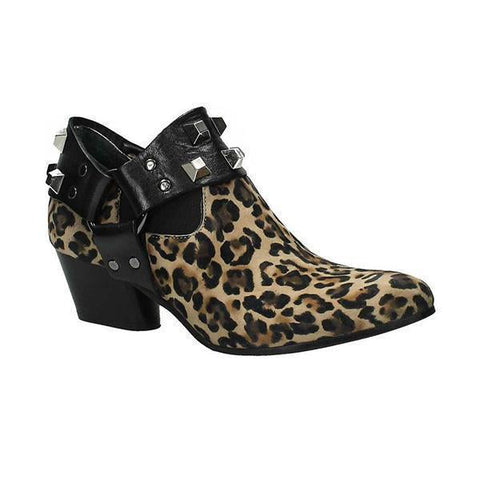 Pearl Pointed Toe Ankle Boties Slip-On Women Boots
