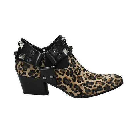 Pearl Pointed Toe Ankle Boties Slip-On Women Boots