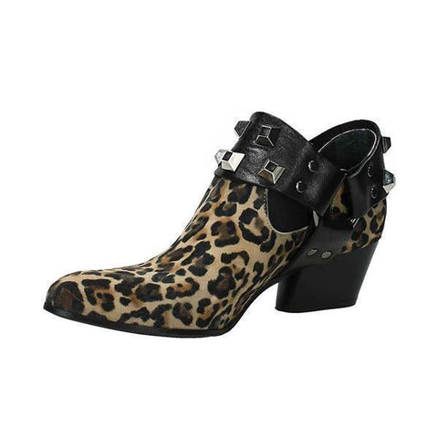 Pearl Pointed Toe Ankle Boties Slip-On Women Boots