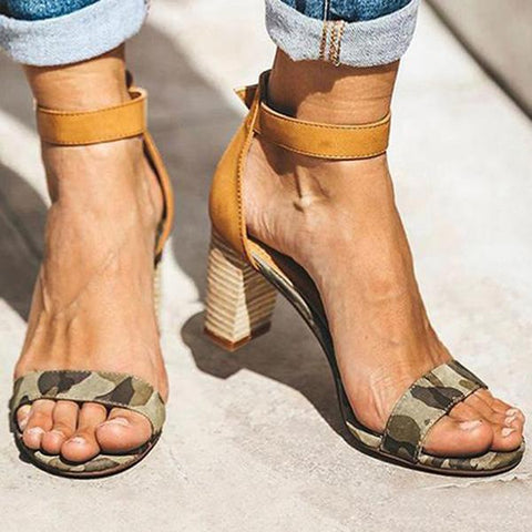 Rodress-camouflage-chunky-heel-sandals