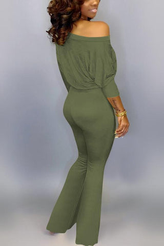 Sexy Flared Pants Jumpsuit