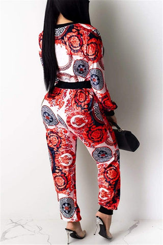 Casual Fashion Printed Two-Piece