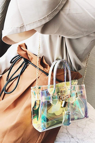 Fashion See-Through Crossbody Bag