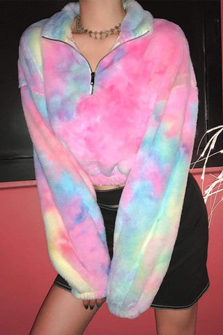 Stylish Loose Wild Rainbow Sweater
