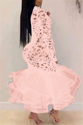 Sexy Cutout Lace Party Dress