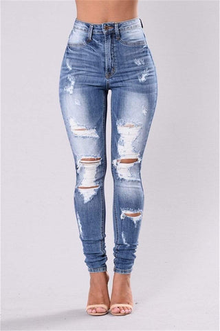 Fashion Sexy Torn Jeans