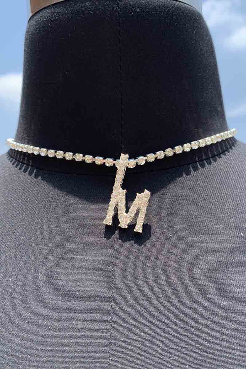 Fashion Hip Hop Alphabet Pendant Necklace