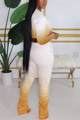 Free-shipping-online-clothing-fashion-gradual-change-lips-printed-set