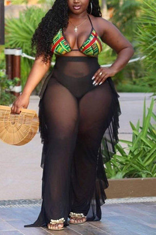 Fashion Sexy Plus Size Beach Trousers