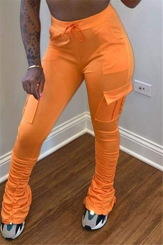 Casual Solid Color Sports Trousers
