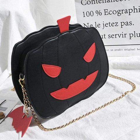 Fashion Patchwork Pumpkin Crossbody Bag