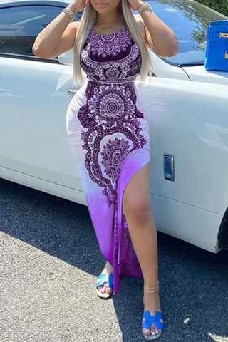 Free-shipping-online-clothing-sale-long-sleeveless-romantic-graphic-print-strappy-backless-dress-01198