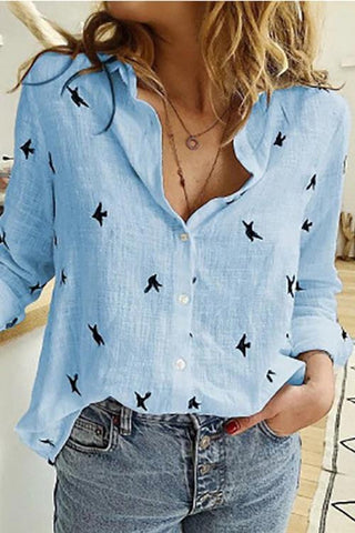 Rodress-autumn-loose-fashion-print-shirt