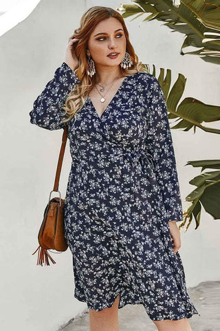 Casual Plus Size floral Dress