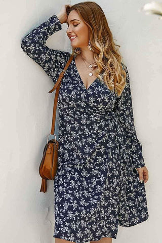 Casual Plus Size floral Dress