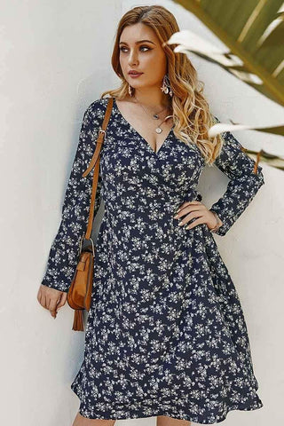 Casual Plus Size floral Dress