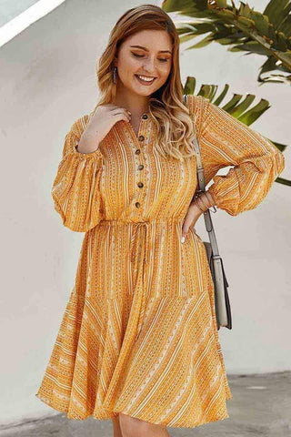 Fashion Plus Size Bohemian Dress