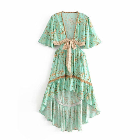 Boho Vibes High/Low Dress
