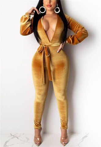 Sexy Long Sleeve Jumpsuit
