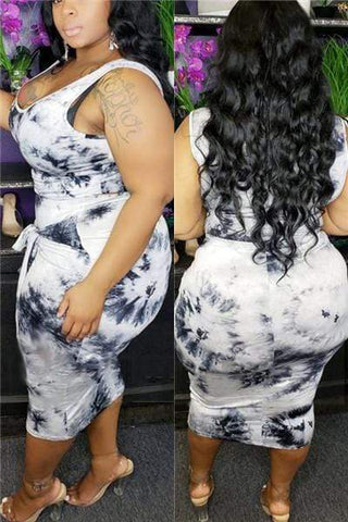 Tie-dyed Two-piece Sets