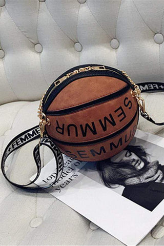 Trendy Basketball Design Single Shoulder Bag