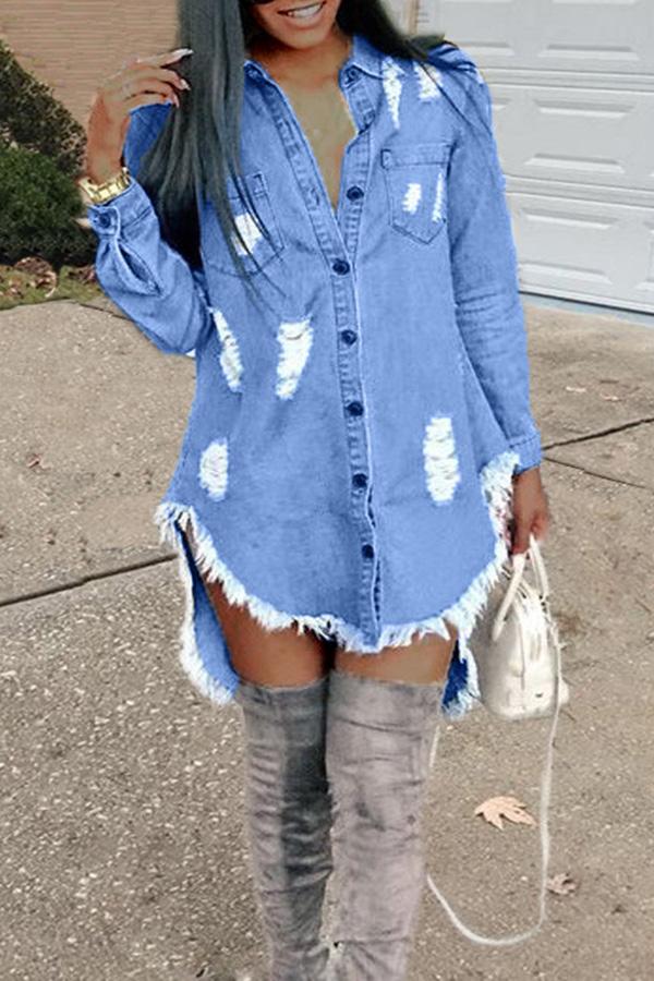 Free-shipping-online-clothing-sale-short-long-sleeve-casual-solid-color-shirt-collar-hole-dress-m1463