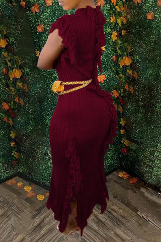 Free-shipping-online-clothing-sale-long-sleeveless-chic-solid-color-round-neck-knitted-dress-m2028