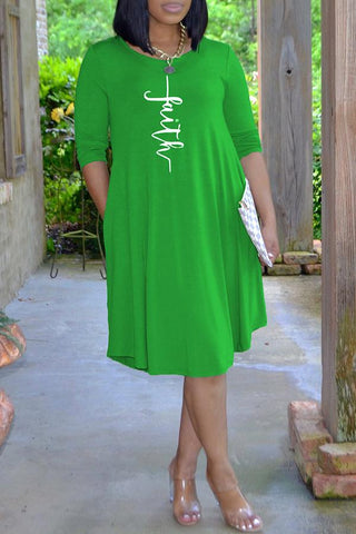 Free-shipping-online-clothing-sale-knee-length-long-sleeve-casual-slogan-round-neck-casual-wear-dress-x1242