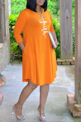 Free-shipping-online-clothing-sale-knee-length-long-sleeve-casual-slogan-round-neck-casual-wear-dress-x1242