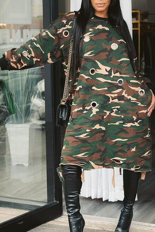 Free-shipping-online-clothing-sale-calf-length-long-sleeve-casual-camouflage-round-neck-casual-wear-dress-x2097