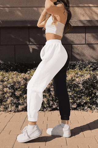 Casual Loose Stitching Sport Trousers