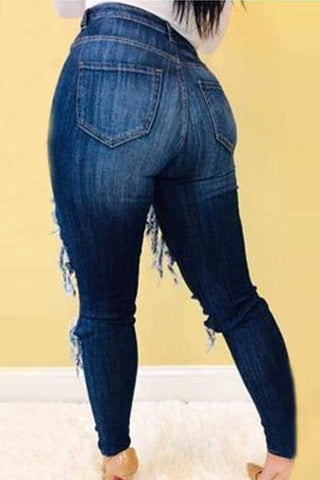 Sexy Skinny Broken Holes Jeans