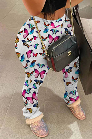 Fashion personality Printed Sports Trousers