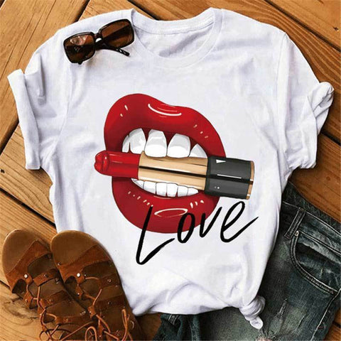 Casual Printed Short Sleeve T-shirt